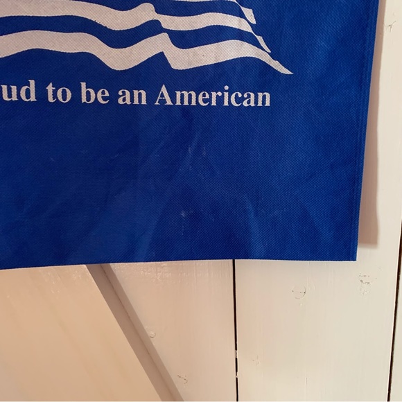 Reusable Grocery Bag Market Tote Shopping Bag American Flag Patriotic - Picture 4 of 5